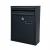 Cutie postala de exterior, pentru gard sau perete, din otel zincat, cu incuietoare, 32x8x25cm, gri inchis Household NewTrend