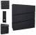 Cutie postala de exterior, pentru gard sau perete, din otel zincat, cu incuietoare, 37x11x37cm, gri Household NewTrend