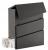 Cutie postala de exterior, pentru gard sau perete, din otel zincat, cu incuietoare, 37x11x37cm, gri Household NewTrend