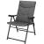 Scaun pliabil pentru terasa sau camping, sezut si spatar cu burete, maxim 120kg, gri Household NewTrend