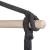 Hamac tip leagan suspendat pentru casa sau gradina, gri cu perne, 130x100cm, 150kg Household NewTrend