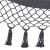 Hamac tip leagan suspendat pentru casa sau gradina, gri cu perne, 130x100cm, 150kg Household NewTrend