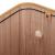 Cos de rufe din bambus cu capac, 2 compartimente, sac detasabil, volum 100L, 53x32x62cm, maro Household NewTrend