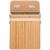 Cos de rufe din bambus cu capac, 2 compartimente, sac detasabil, volum 100L, 53x32x62cm, maro Household NewTrend