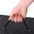 Cos de rufe din bambus cu capac, 2 compartimente, sac detasabil, volum 100L, 54x34x60cm, negru Household NewTrend
