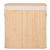 Cos de rufe din bambus, pliabil, cu captuseala detasabila lavabila, 3 compartimente, 150L, 63x42x62cm, maro Household NewTrend