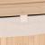 Cos de rufe din bambus, pliabil, cu captuseala detasabila lavabila, 3 compartimente, 150L, 63x42x62cm, maro Household NewTrend