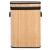 Cos de rufe din bambus cu capac, sac detasabil, volum 72L, 42x33x60cm, maro Household NewTrend
