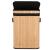 Cos de rufe din bambus cu capac, sac detasabil, volum 72L, 42x33x60cm, maro Household NewTrend