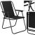 Scaun de plaja Sersimo, pliabil, 100kg, 52x73cm, negru Household NewTrend