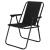 Scaun de plaja Sersimo, pliabil, 100kg, 52x73cm, negru Household NewTrend