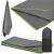 Prosop de plaja cu uscare de rapida, husa de transport, 90x180cm, gri Household NewTrend