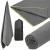 Prosop de plaja cu uscare de rapida, husa de transport, 90x180cm, gri Household NewTrend