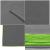 Prosop de plaja cu uscare de rapida, husa de transport, 90x180cm, gri Household NewTrend