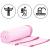 Prosop de plaja cu uscare de rapida, husa de transport, 40x80cm, roz Household NewTrend