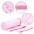 Prosop de plaja cu uscare de rapida, husa de transport, 40x80cm, roz Household NewTrend