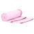 Prosop de plaja cu uscare de rapida, husa de transport, 40x80cm, roz Household NewTrend