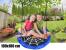 Leagan tip cuib Spider, 100cm, inaltime reglabila, 150 kg, Albastru Negru Household NewTrend