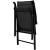 Scaun de gradina metalic, pliabil, 95x57x66cm, maxim 150kg, negru Household NewTrend