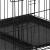 Cusca pentru animale, 2 usi, Pliabila din metal, XXL, Negru, 130x70x61 cm Household NewTrend