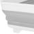 Uscator de vase pliabil, din pastic si silicon, 36x31x12cm, suport tacamuri, alb si gri Household NewTrend