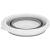 Lighean pliabil, rotund, din plastic si silicon, 25x19cm, 5litri, gri Household NewTrend