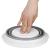 Lighean pliabil, rotund, din plastic si silicon, 25x19cm, 5litri, gri Household NewTrend