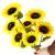 Buchet de flori artificiale din poliester, 2 fire de floarea soarelui, 57cm Household NewTrend