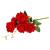 Buchet de flori artificiale din poliester, 6 fire trandafiri, 55cm, rosu Household NewTrend