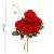 Buchet de flori artificiale din poliester, 6 fire trandafiri, 55cm, rosu Household NewTrend