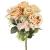 Buchet de flori artificiale din poliester, 9 fire trandafiri, 40cm, roz Household NewTrend
