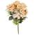 Buchet de flori artificiale din poliester, 9 fire trandafiri, 40cm, roz Household NewTrend