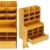 Organizator pentru birou, din lemn, cu 15 compartimente si sertar Household NewTrend