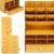 Organizator pentru birou, din lemn, cu 15 compartimente si sertar Household NewTrend