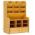 Organizator pentru birou, din lemn, cu 15 compartimente si sertar Household NewTrend