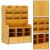 Organizator pentru birou, din lemn, cu 15 compartimente si sertar Household NewTrend
