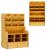 Organizator pentru birou, din lemn, cu 15 compartimente si sertar Household NewTrend