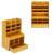 Organizator pentru birou, din lemn, cu 15 compartimente si sertar Household NewTrend