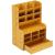 Organizator pentru birou, din lemn, cu 15 compartimente si sertar Household NewTrend