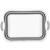 Cos de rufe pliabil tip lighean, cu manere, din plastic si silicon, 53x38x24cm, 24litri, gri Household NewTrend