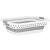 Cos de rufe pliabil tip lighean, cu manere, din plastic si silicon, 53x38x24cm, 24litri, gri Household NewTrend