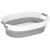 Cos de rufe pliabil tip lighean, cu manere, din plastic si silicon, 62x44x28cm, 39litri, gri Household NewTrend