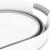 Cos de rufe pliabil tip lighean, cu manere, din plastic si silicon, 62x44x28cm, 39litri, gri Household NewTrend