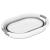 Cos de rufe pliabil tip lighean, cu manere, din plastic si silicon, 62x44x28cm, 39litri, gri Household NewTrend