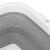 Lighean pliabil, dreptunghiular, din plastic si silicon, 40x29x15cm, 8.5litri, gri Household NewTrend