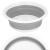 Lighean pliabil, rotund, din plastic si silicon, 37x15cm, 9litri, gri Household NewTrend