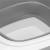 Lighean pliabil, patrat, din plastic si silicon, 21x17cm, 3litri, gri Household NewTrend