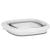 Lighean pliabil, patrat, din plastic si silicon, 21x17cm, 3litri, gri Household NewTrend