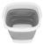 Lighean pliabil, patrat, din plastic si silicon, 21x17cm, 3litri, gri Household NewTrend