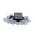 Ghirlanda luminoasa, LED, model Bubble, 50 becuri, 935cm, incarcare solara, lumina alb cald Household NewTrend